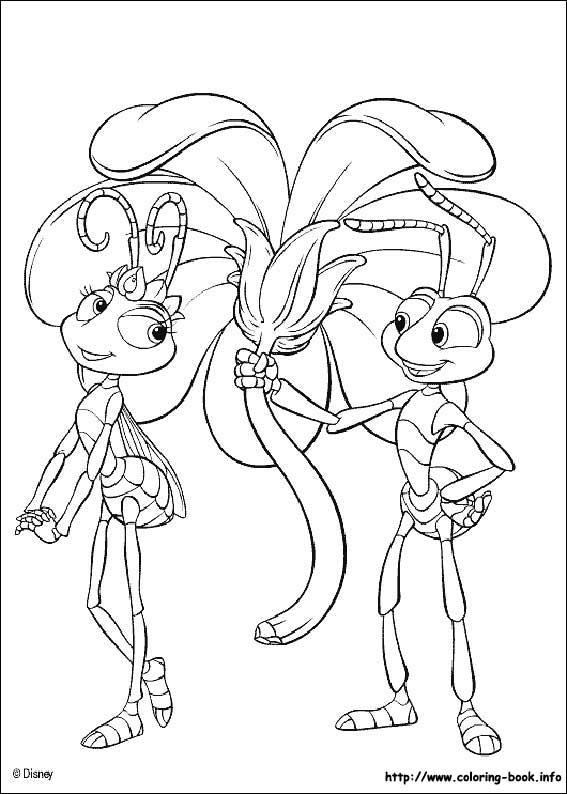 A Bug's life coloring picture